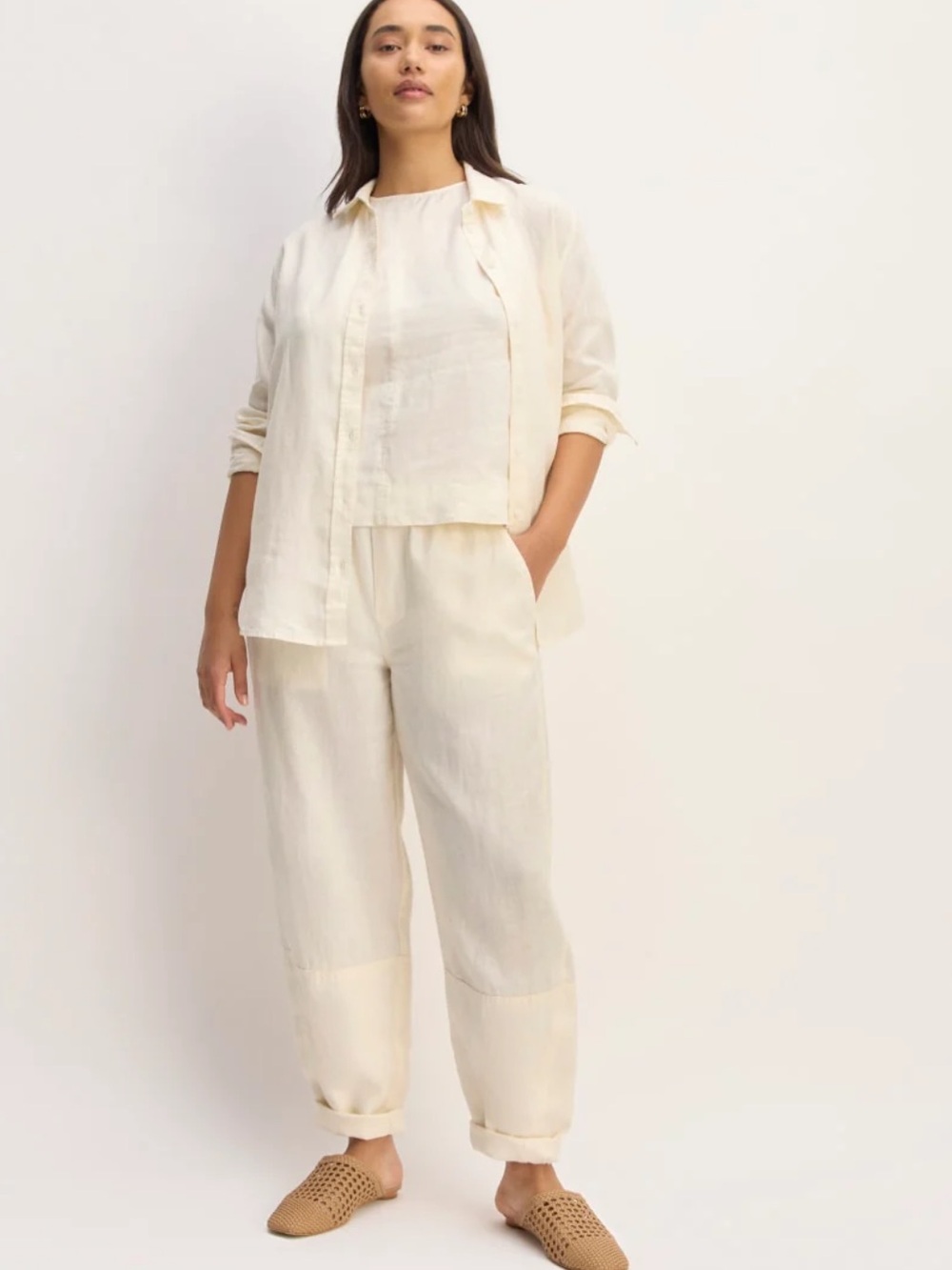 Everlane Linen Barrel